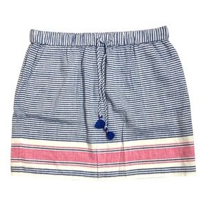 Vineyard Vines Striped Linen Blend Skirt